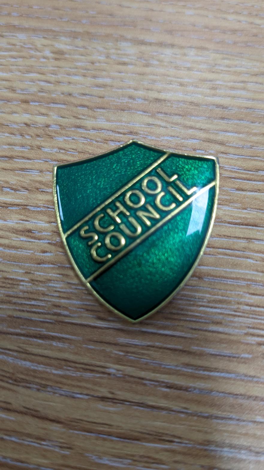 church school council badge